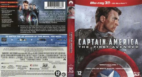 captain america  first avenger (blu-ray 3D + blu-ray) neuf, CD & DVD, Blu-ray, Comme neuf, Aventure, 3D, Enlèvement ou Envoi