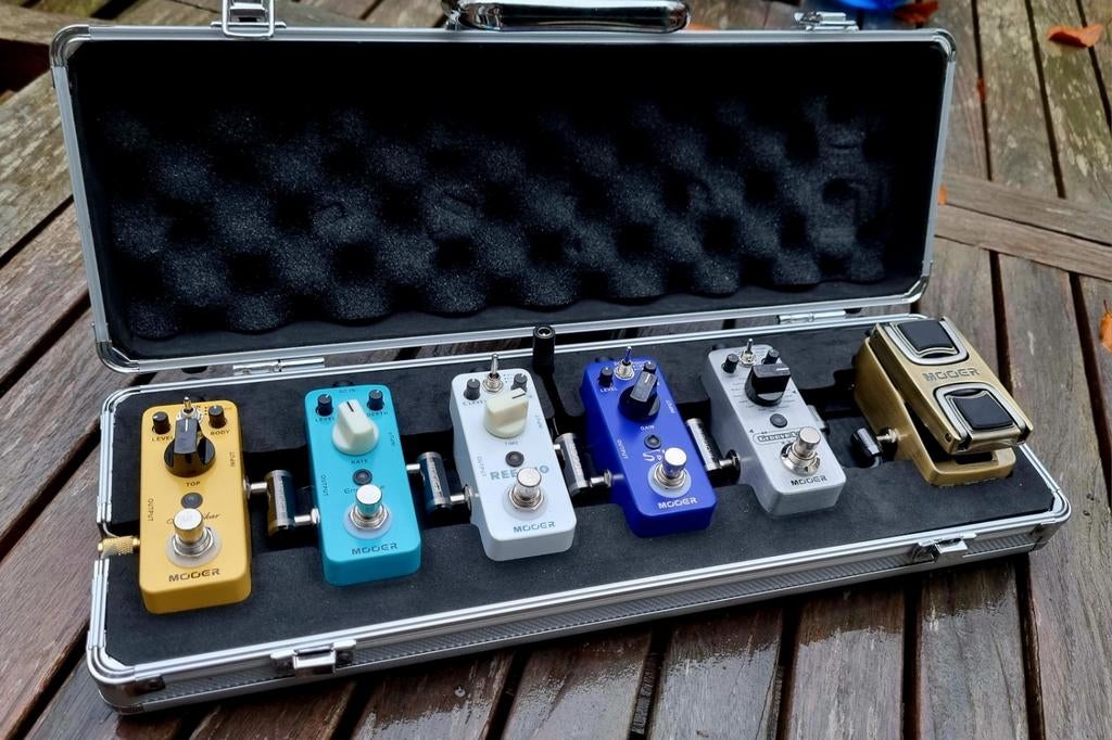 MOOER pedalset incl. 9V stroomkabel, Muziek en Instrumenten, Effecten, Zo goed als nieuw, Ophalen of Verzenden