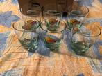 6 nieuwe ice tea green glazen te koop, Verzamelen, Ophalen