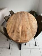 Ovale, mangohouten tafel, Enlèvement, Comme neuf
