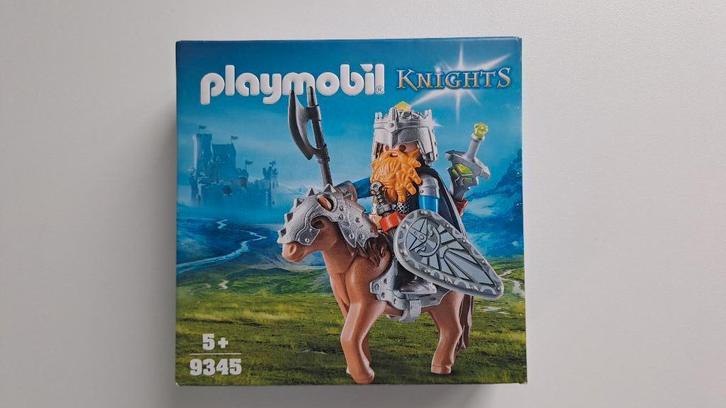 Playmobil Nain avec poney de combat - 9345 - neuf, Enfants & Bébés, Jouets | Playmobil, Neuf, Ensemble complet, Enlèvement ou Envoi