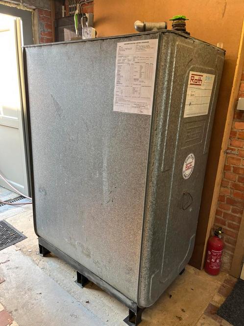 Gekeurde vrijstaande 1000L mazoutton mét 250L mazout, Doe-het-zelf en Bouw, Verwarming en Radiatoren, Gebruikt, Overige typen