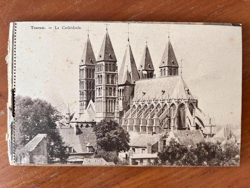 Boekje 10 ansichtkaarten Kathedraal van Doornik, Verzamelen, Postkaarten | België, Ophalen of Verzenden