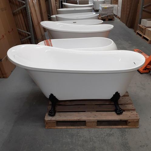 AFPRIJZING! Stijlvol bad, glans wit, 170cm, Poten, Nr69, Huis en Inrichting, Woonaccessoires | Overige, Nieuw, Ophalen of Verzenden