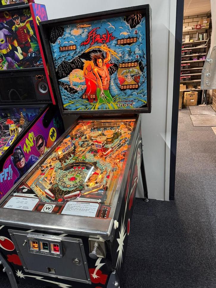 Flash Williams Flipperkast, Verzamelen, Automaten | Flipperkasten, Zo goed als nieuw, Elektronisch, Flipperkast, Williams, Ophalen