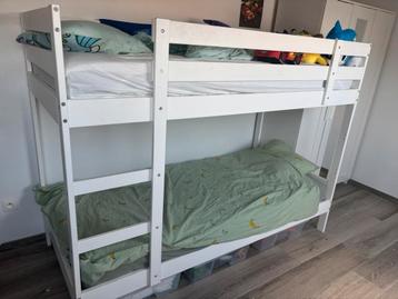 Stapelbed MYDAL + kledingkast BRIMNES van IKEA beschikbaar voor biedingen