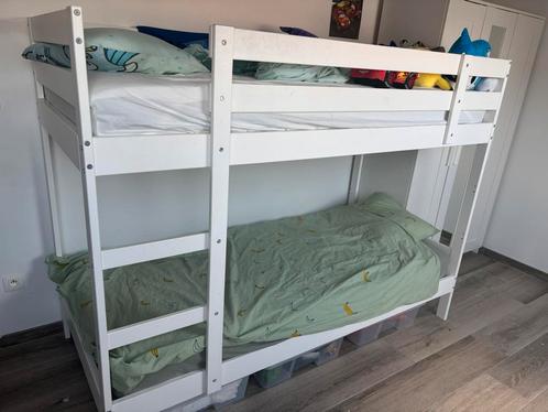 Stapelbed MYDAL + kledingkast BRIMNES van IKEA, Kinderen en Baby's, Kinderkamer | Stapelbedden en Hoogslapers, Stapelbed, Ophalen