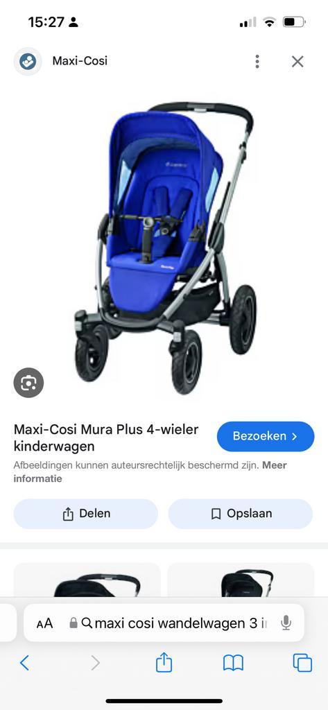 Maxi cosi mura plus 3, Kinderen en Baby's, Kinderwagens en Combinaties, Zo goed als nieuw, Ophalen