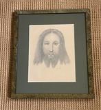 Ancien dessin original au crayon (janvier 1948), Enlèvement