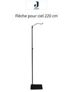 Ciel de lit Jollein “Volants Ivoire” avec flèche murale, Enlèvement, Comme neuf