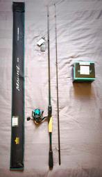 hengelset van 228 cm - 8/20gr + haspel 1500 + 18/100 nylon, Watersport en Boten, Ophalen of Verzenden, Nieuw, Complete set