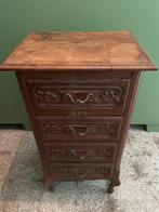 Antieke ladekast, Huis en Inrichting, Kasten | Ladekasten, Ophalen, Gebruikt, 3 of 4 laden, Minder dan 100 cm