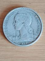 FRANS MADAGASCAR 5 Francs 1953 - gereserv. MarcVandoninck, Ophalen of Verzenden, Overige landen, Losse munt