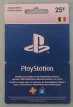 Play Station Cadeaubon van 25 euro - voor PS4 of PS5, Enlèvement ou Envoi, Neuf, Original