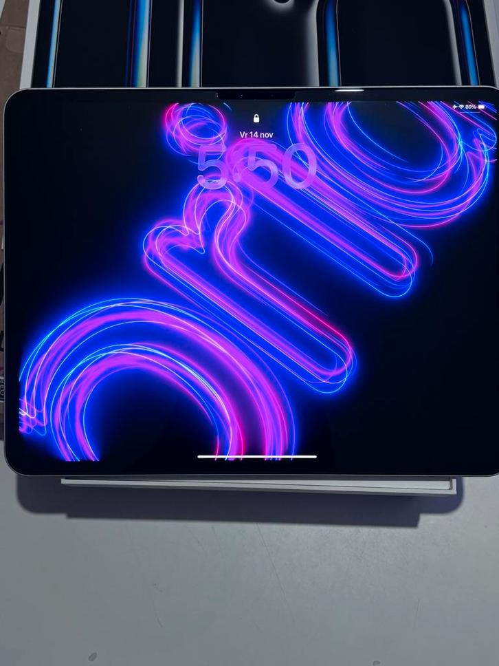 iPad Pro 2024–13 inch–256GB–Zilver~slechts 20 dagen gebruikt, Computers en Software, Apple iPads, Zo goed als nieuw, Apple iPad Pro