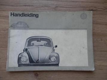 Handleiding / instructieboekje voor VW Kever 1200/1300. beschikbaar voor biedingen