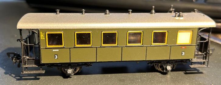 2720. Voiture 3cl de la DB H0 Roco., Hobby & Loisirs créatifs, Trains miniatures | HO, Utilisé, Wagon, Roco, Enlèvement