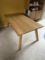 Eettafel in massieve eik, Huis en Inrichting, Ophalen, Zo goed als nieuw