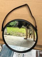 Wandspiegel - ronde spiegel - decoratieve spiegel met riem, Huis en Inrichting, Woonaccessoires | Spiegels, Ophalen, Minder dan 50 cm