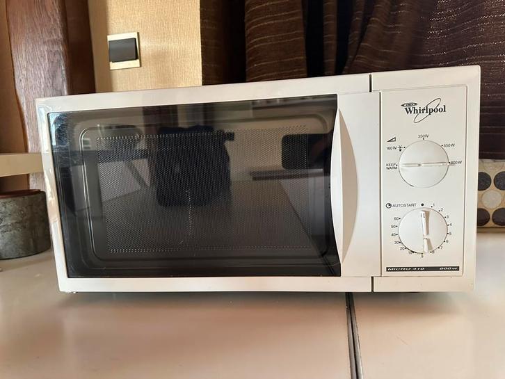 Microgolfoven Whirlpool, Elektronische apparatuur, Microgolfovens, Zo goed als nieuw, Vrijstaand, Microgolfoven, Draaiplateau