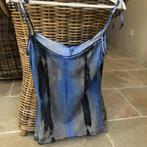 Lichtblauwe en grijze top, Kleding | Dames, Topjes, Ophalen, Zo goed als nieuw, Blauw
