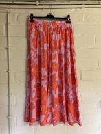 Lila met oranje lange zomerrok, vooraan een split, CKS, 40, Kleding | Dames, Maat 38/40 (M), Oranje, Ophalen of Verzenden, Zo goed als nieuw