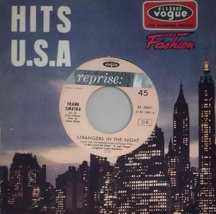 Frank Sinatra - Strangers in the night, Cd's en Dvd's, Vinyl Singles, Zo goed als nieuw, Single, Ophalen of Verzenden