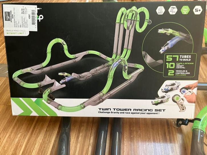 Autobaan ‘Loop Twin Tower’ merk: Exost, Enfants & Bébés, Jouets | Circuits, Comme neuf, Circuit, Enlèvement