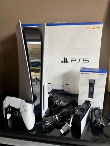 Sony PlayStation 5 825 GB Disc Edition Console, Games en Spelcomputers, Ophalen of Verzenden, Zo goed als nieuw, Playstation 5