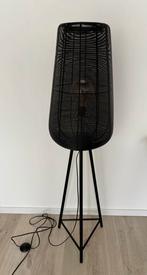 Light & Living - Vloerlamp - ADETA - Zwart - Ø37x147 cm, Huis en Inrichting, Lampen | Vloerlampen, Ophalen, Zo goed als nieuw