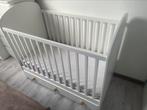 Lit Bébé Ikea type Gonatt avec tiroir blanc 60x120cm, Ophalen, Zo goed als nieuw, Ledikant