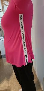 Fuchsia Karel Lagerfeld T-shirt NIEUW, Kleding | Dames, T-shirts, Karl Lagerfeld, Maat 46/48 (XL) of groter, Nieuw, Ophalen of Verzenden