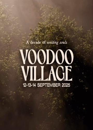 Voodoo Village : 4 billets pour le samedi + parking, Trois personnes ou plus