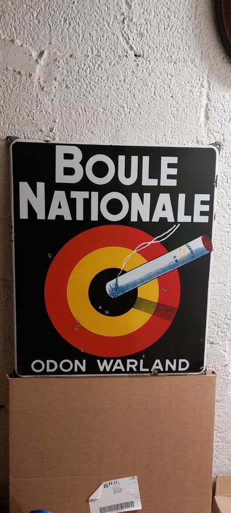 Boule  Nationale Odon Warland  1935, Verzamelen, Merken en Reclamevoorwerpen, Ophalen of Verzenden