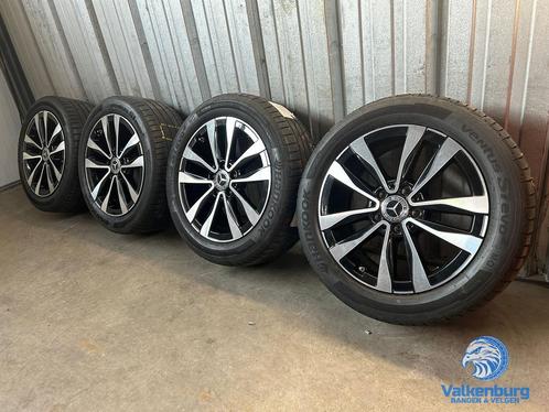 6mm! Originele Mercedes C-klasse W206 17 inch breedset zwart, Auto-onderdelen, Banden en Velgen, Banden en Velgen, Zomerbanden