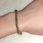 armband vintage vlecht goud, Handtassen en Accessoires, Armbanden, Nieuw, Goud, Goud, Verzenden