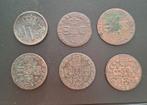 Lot 6 Belgische munten verschillende datums