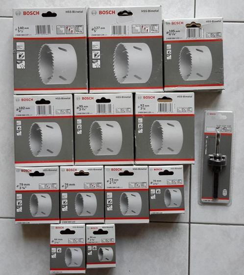 Lot / partij klokboren BOSCH + houder (NIEUW), Doe-het-zelf en Bouw, Gereedschap | Overige machines, Nieuw, Ophalen of Verzenden