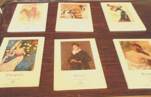 ✨️ Book 6 mini-kunstboeken uit de jaren 50 en 60 - Small En, Antiek en Kunst, Antiek | Boeken en Manuscripten