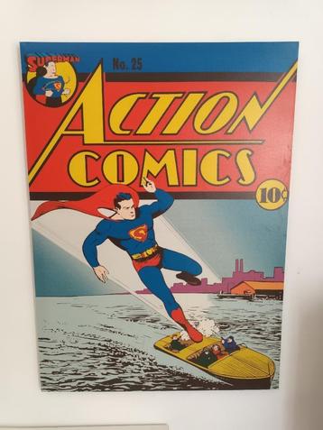 Vintage canvas Superman