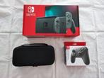 Nintendo Switch + Pro Controller + hoesje, Ophalen, Zo goed als nieuw, Met 1 controller, Switch 2019 Upgrade