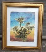 Gravure signe Léonard Peter et vingeanne claudine, Antiquités & Art, Enlèvement ou Envoi