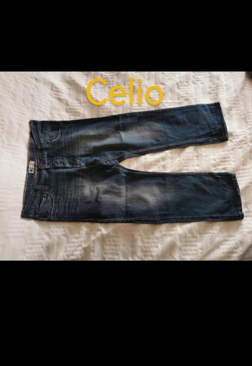 Celio herenjeans maat 48, Kleding | Heren, Spijkerbroeken en Jeans, Zo goed als nieuw, Overige jeansmaten, Blauw, Ophalen of Verzenden
