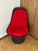 Vintage Antieke stoel riet, Antiek en Kunst, Ophalen