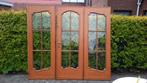 Drieluik-deur, Gebruikt, Glas, 120 cm of meer, Ophalen