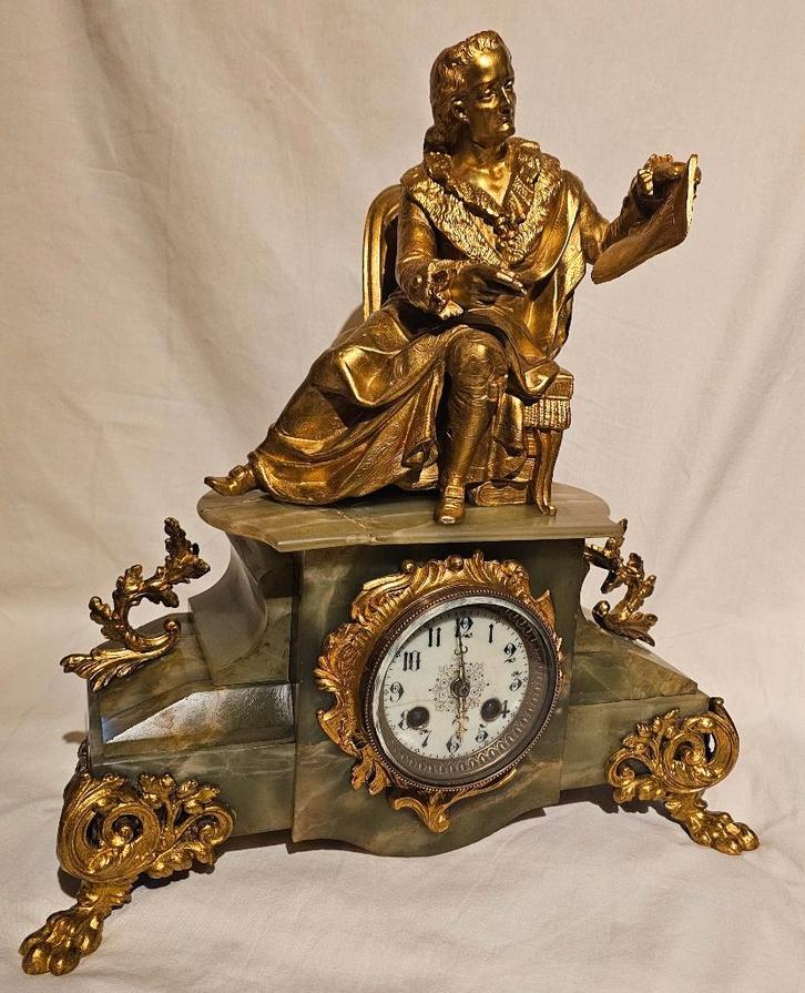 antieke franse pendule japy freres, Antiek en Kunst, Antiek | Klokken, Ophalen