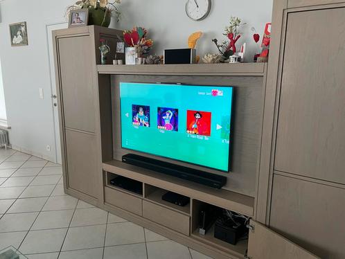 Tv wandmeubel, Huis en Inrichting, Kasten |Televisiemeubels, Zo goed als nieuw, 150 tot 200 cm, 200 cm of meer, 50 tot 75 cm, Eikenhout