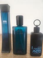 Lot (3) lege parfumflesjes heren LAGERFELD, DAVIDOFF, …, Verzamelen, Ophalen of Verzenden
