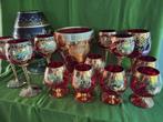Murano Venetië glaswerk met bladgoud, Ophalen of Verzenden