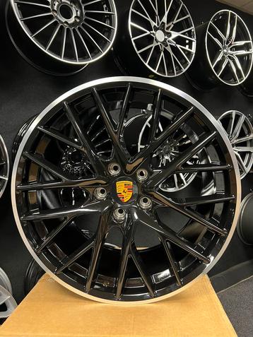 21 inch velgen voor Porsche 5x130 Panamera look breedset 